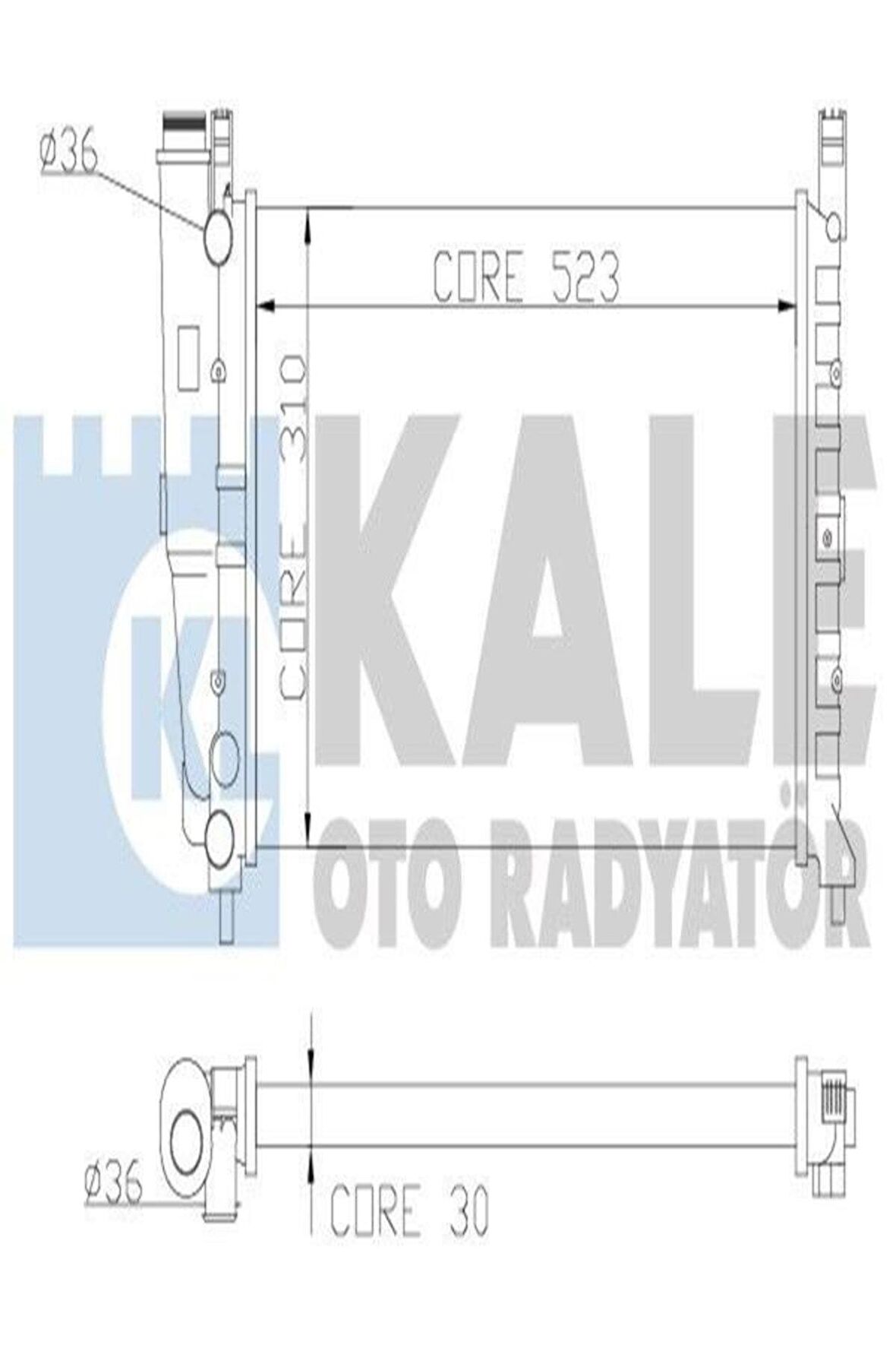 342265 Su Radyatoru (fiat: Uno 70 ı.e. 1.4 / 75 I.e. / 1.6 93-01 Mt ) 46551218 7075124 (WN559379)